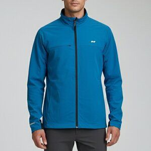 Golf Rain Jacket Aquapel Rip Stop Blue Large